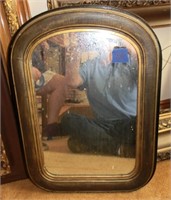 arched top shaving mirror c.1900