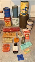 tins & boxes includes Keen Kutter Razor,