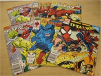 SELECTION OF SPIDERMAN COMICS BY MARVEL