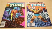 SELECTION OF THE THING COMIC INCLUDES 1ST COLL. IS