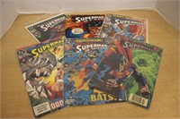 SELECTION OF SUPERMAN  THE MAN OF STEEL COMICS