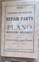 1905 Plano Harvesting Price List Book