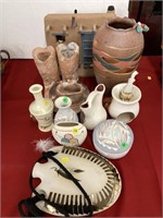 Southwestern Ceramic Pieces, Vases, Containers, De