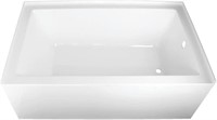 Aqua Eden VTAP603622R 60-Inch Acrylic Alcove Tub