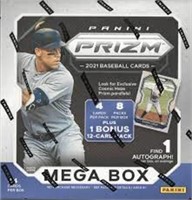 21 Panini Prizm Baseball Mega Box
