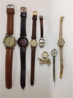 Collection of Watches; 6 Ladies and 1 Men's
