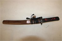 Short 20.25" Samuri Sword in wooden saber