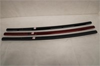 Group of 3 Samuri Swords w/ sabers 40.25", 41"