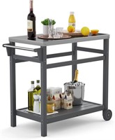 TORVA Outdoor Prep Cart Dining Table