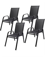 Patio Chairs Set of 4 Outdoor Chairs Comfort