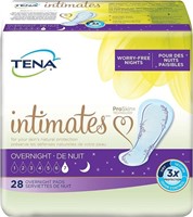 TENA Intimates Overnight Dry-Fast Core Adult Pads