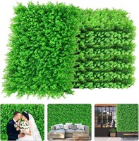 12 Sheets 24" x16 Artificial Boxwood Hedge Panels