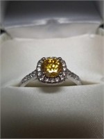 Yellow Citroen colored ring