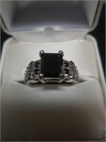 Dark colored Stone ring