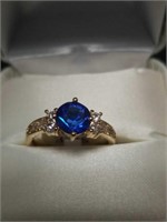 Blue size 7 ring
