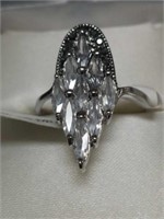 Crystal chandelier ring