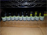 10 pieces of green nail polish