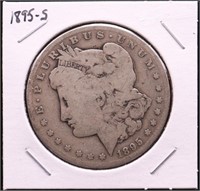 1895S Morgan silver dollar