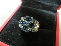 2.52 CT TOPAZ IN 4.1 G 14 K SOLID GOLD SIZE 6 RING