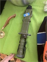 Bayonet in sheath