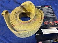 USA 20-ft tow strap (15,000-lbs rated)