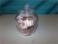 Jar of seashells