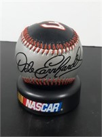 Dale Earnhardt "The Intimidator" Baseball W/Stand