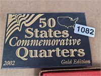 2002 STATES QUARTER COLLECTION GOLD PLATED