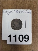 CAPPED BUST DIME HOLED