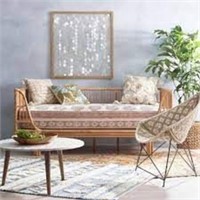 New World Market Rattan Daybed in Honey