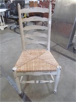 Distressed Ladder Back Chair