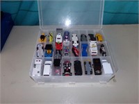 Double sided case with cars