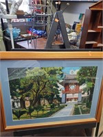 Handmade Needlepoint Japanese Temple-31 x 23