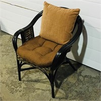 Rattan & wicker arm chair