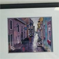 Ltd Print- J.Jamieson 195/ 500 "street scene"