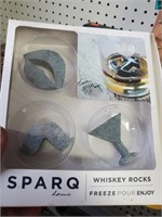 Handmade Sparq Whiskey Rocks