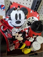 Box Flat w/Mickey & Minnie Items for the