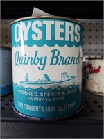 16 oz. Quinby Oyster Can Quinby, Va