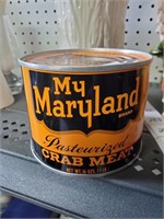 16 oz. My Maryland Crab Meat Can Crisfield, Md