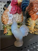 Miniature Fenton Opalescent Rooster