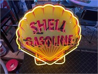2ft Neon Shell Gasoline Sign