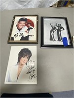 Print Autographed Ted Williams & Signed Jana King