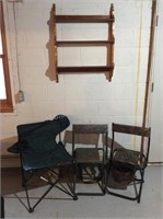 Camp Chairs & Gun Rack