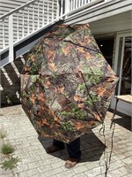 Large, Vented Camo Umbrella