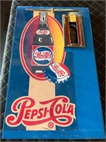21 x 12” Vintage Pepsi Cola Door Slot