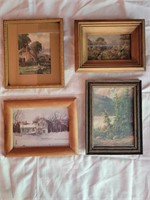 Four Impressionist and Pastoral Prints