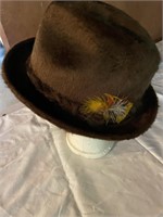 Vintage Biltmore Cavalier Playboy Fur Hat