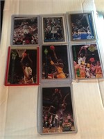 OF) 7 Shaquille O'Neal rookie cards/mint hall of