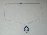 OF) 925 sterling silver necklace