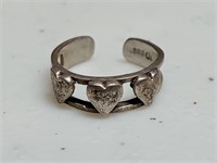 OF) 925 Sterling Silver Ring size 3